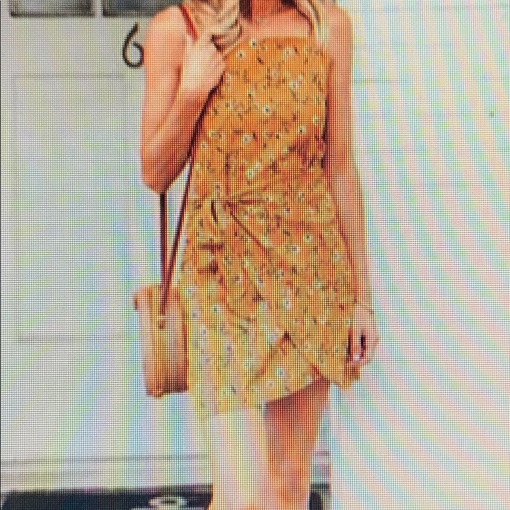 Open back floral print dress - SIZE S